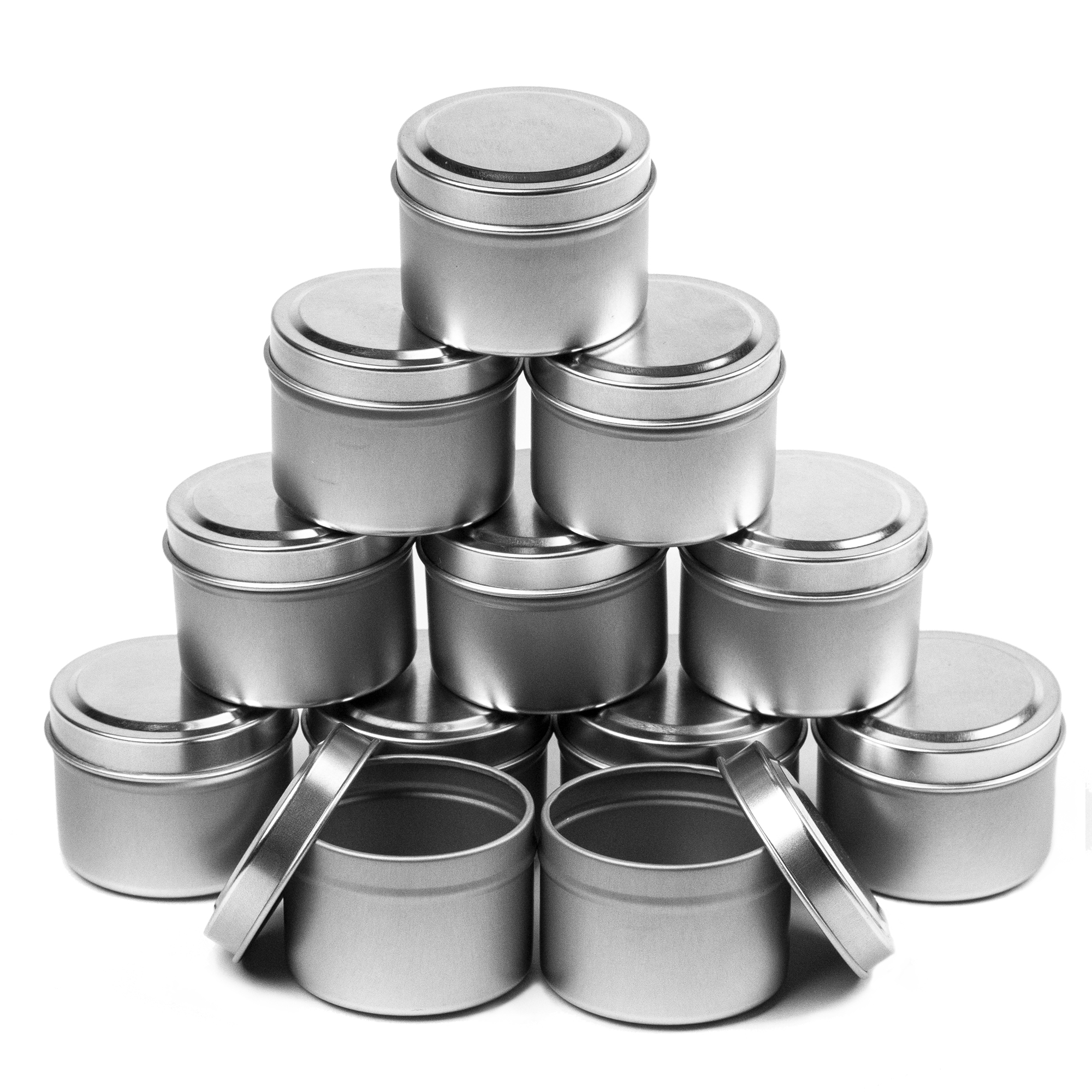 4 oz. White Candle Tin - CandleScience